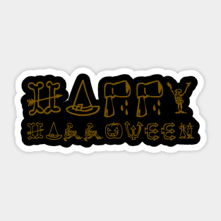 Happy Halloween Sticker